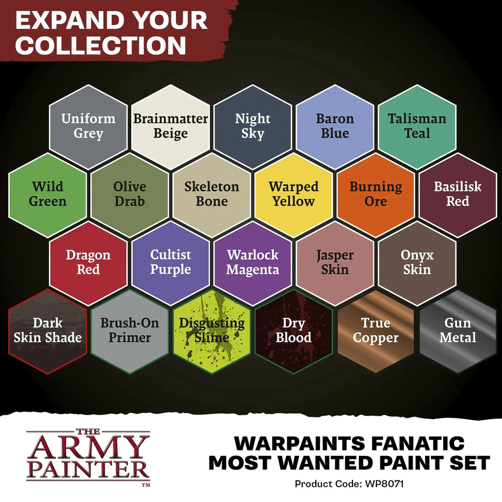 Warpaints Fanatic Most Wanted Set