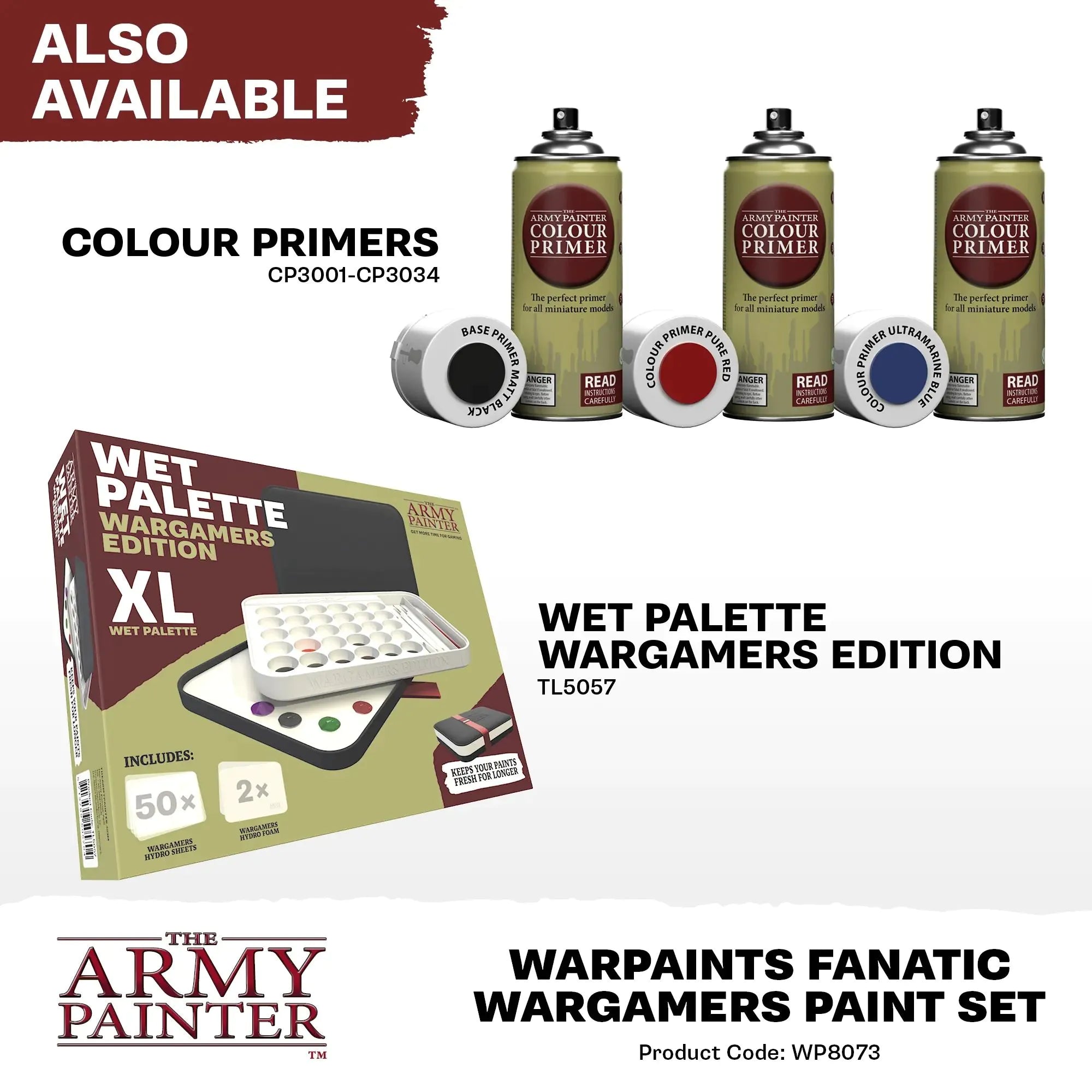 Warpaints Fanatic Wargamers Paint Set