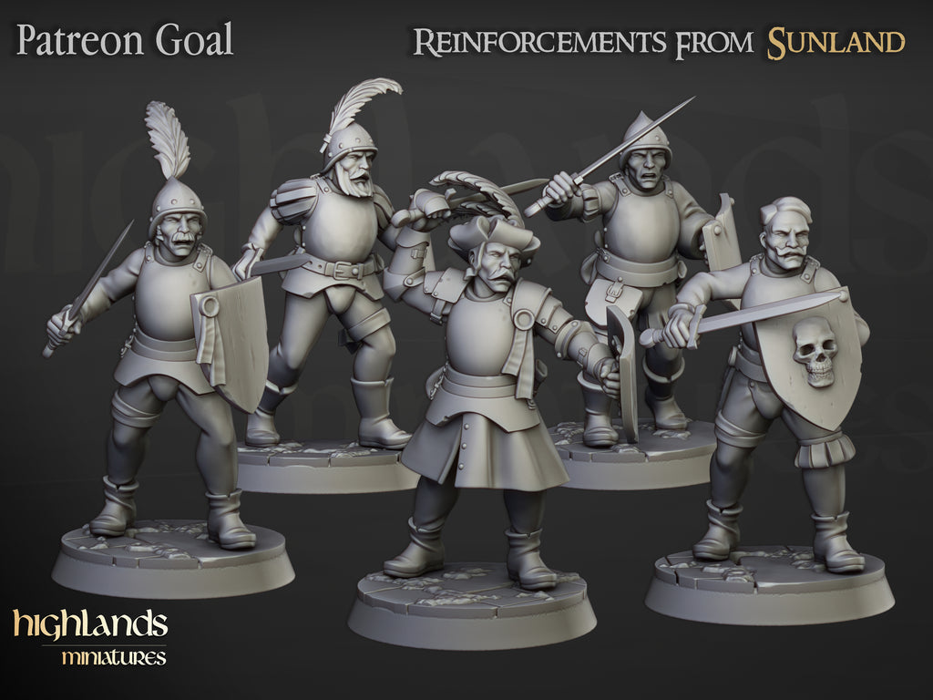 Sunland troops with Swords - Reinforcements