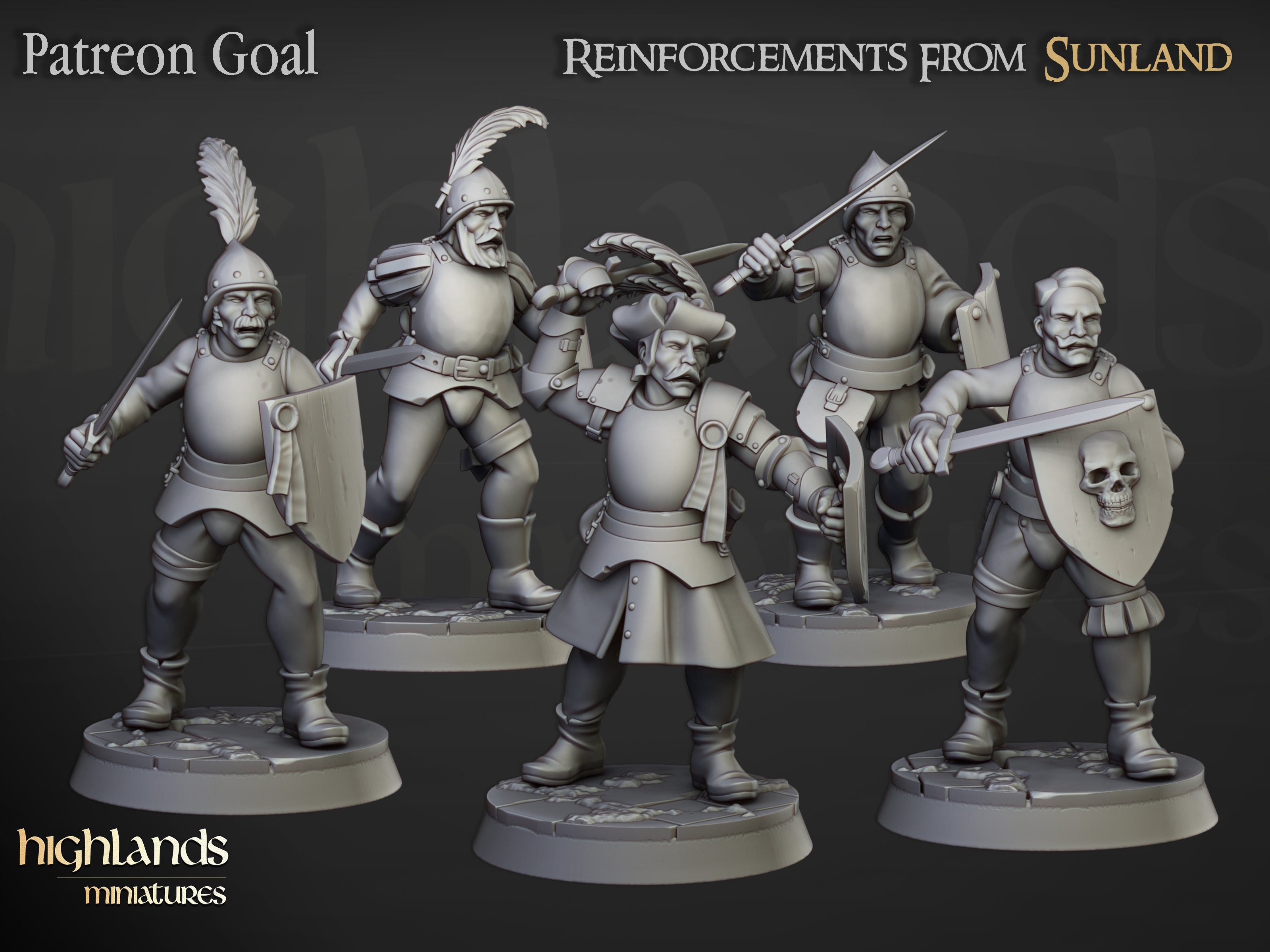 Sunland troops with Swords - Reinforcements